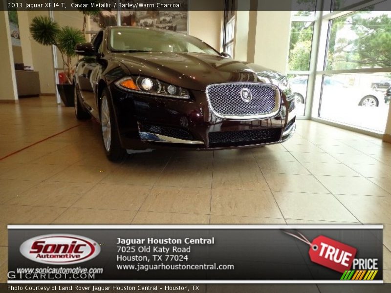 Caviar Metallic / Barley/Warm Charcoal 2013 Jaguar XF I4 T