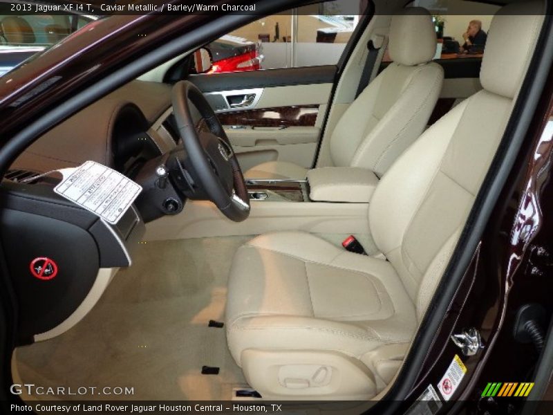 Caviar Metallic / Barley/Warm Charcoal 2013 Jaguar XF I4 T