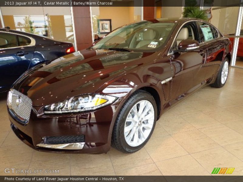 Caviar Metallic / Barley/Warm Charcoal 2013 Jaguar XF I4 T