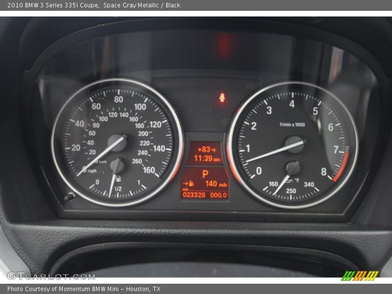 Space Gray Metallic / Black 2010 BMW 3 Series 335i Coupe