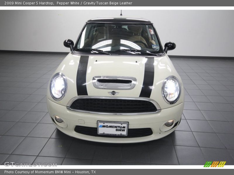 Pepper White / Gravity Tuscan Beige Leather 2009 Mini Cooper S Hardtop