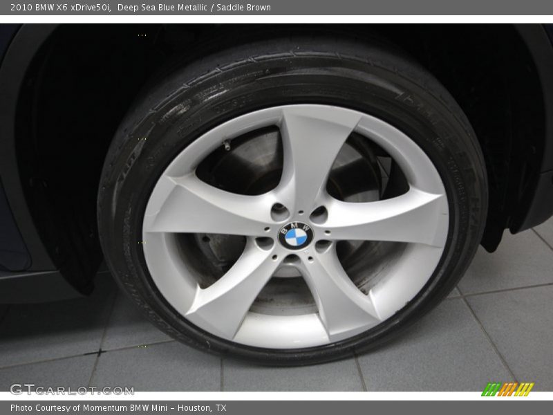 Deep Sea Blue Metallic / Saddle Brown 2010 BMW X6 xDrive50i