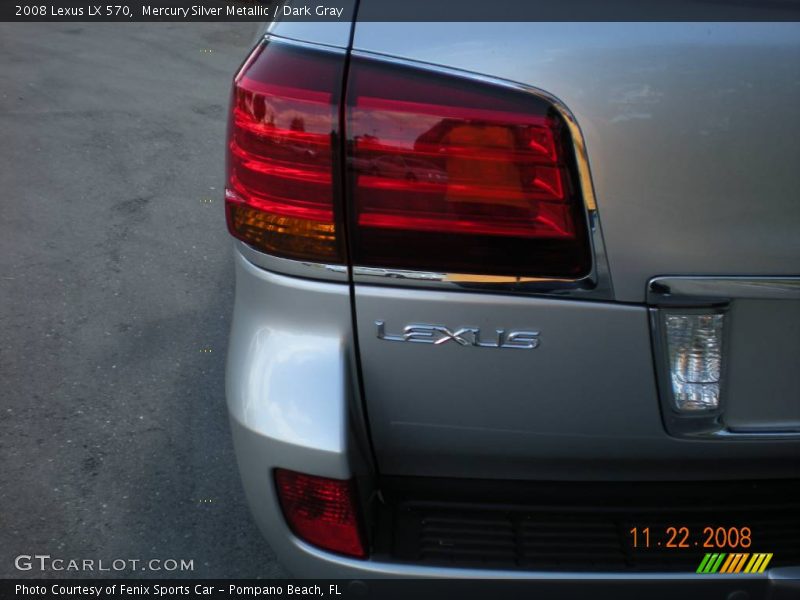 Mercury Silver Metallic / Dark Gray 2008 Lexus LX 570