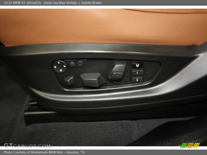 Deep Sea Blue Metallic / Saddle Brown 2010 BMW X6 xDrive50i