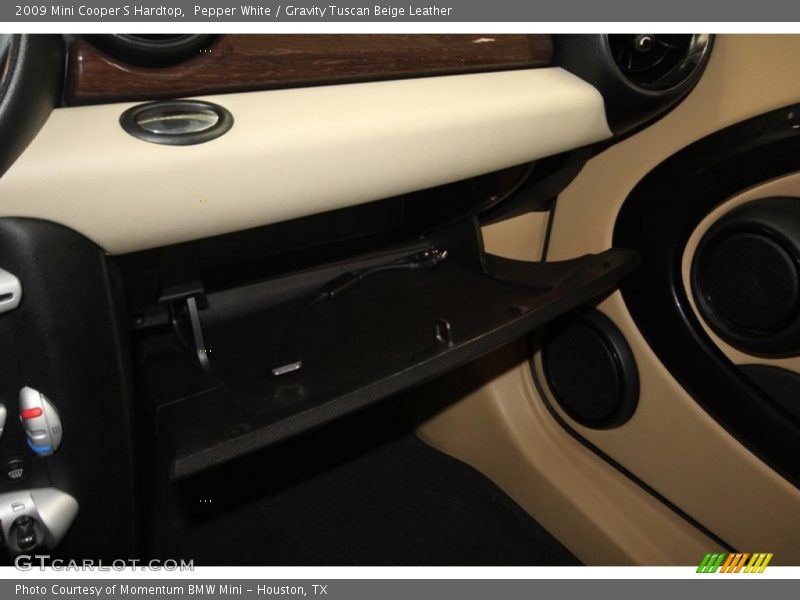 Pepper White / Gravity Tuscan Beige Leather 2009 Mini Cooper S Hardtop