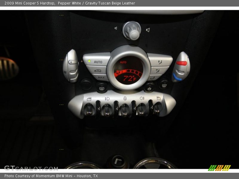 Pepper White / Gravity Tuscan Beige Leather 2009 Mini Cooper S Hardtop