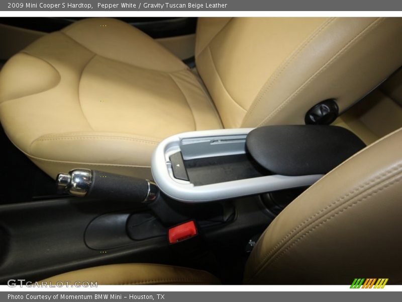 Pepper White / Gravity Tuscan Beige Leather 2009 Mini Cooper S Hardtop