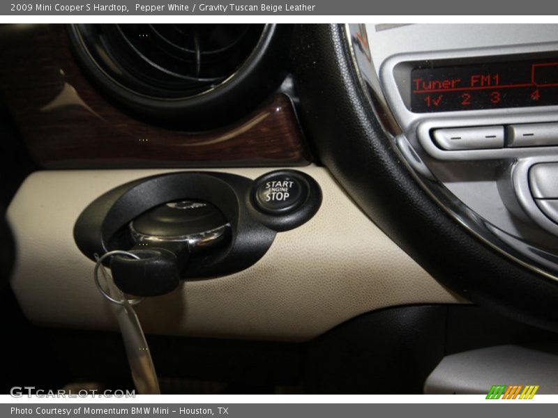 Pepper White / Gravity Tuscan Beige Leather 2009 Mini Cooper S Hardtop