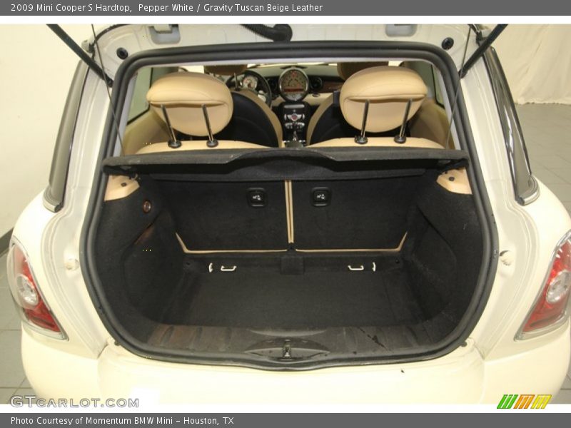 Pepper White / Gravity Tuscan Beige Leather 2009 Mini Cooper S Hardtop