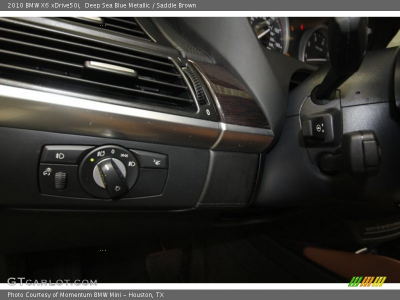 Deep Sea Blue Metallic / Saddle Brown 2010 BMW X6 xDrive50i