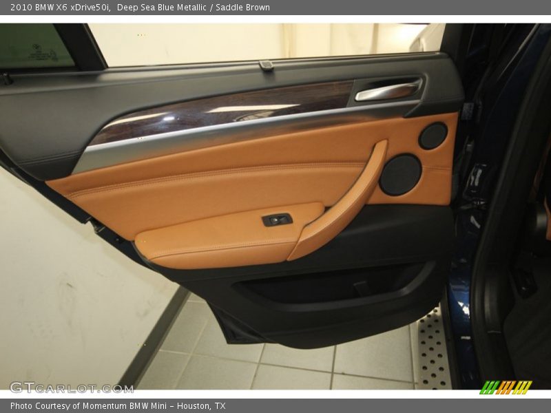 Deep Sea Blue Metallic / Saddle Brown 2010 BMW X6 xDrive50i