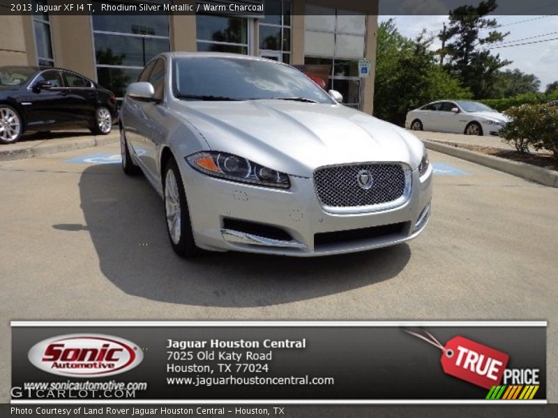 Rhodium Silver Metallic / Warm Charcoal 2013 Jaguar XF I4 T