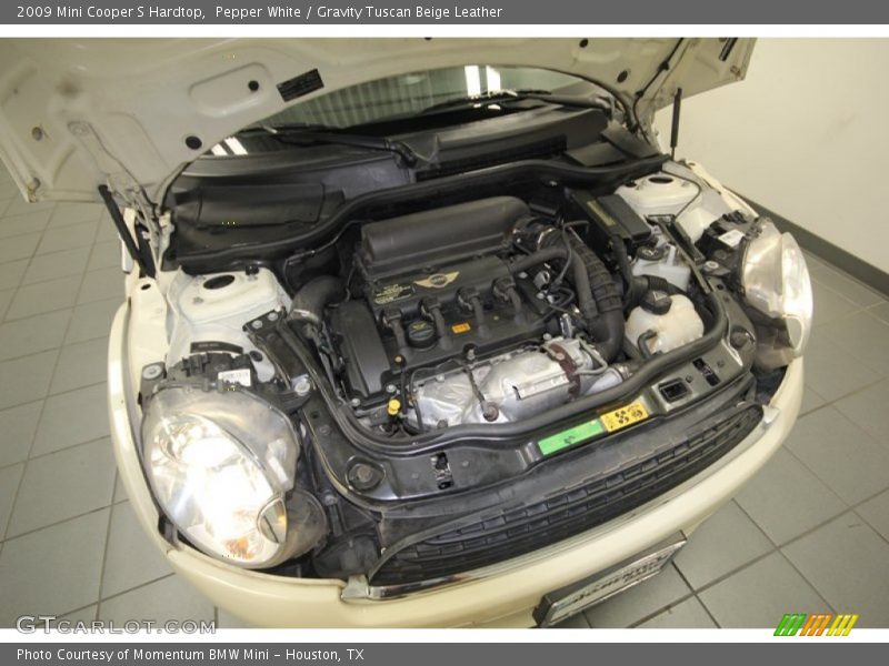 Pepper White / Gravity Tuscan Beige Leather 2009 Mini Cooper S Hardtop