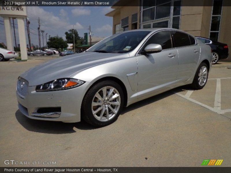 Rhodium Silver Metallic / Warm Charcoal 2013 Jaguar XF I4 T