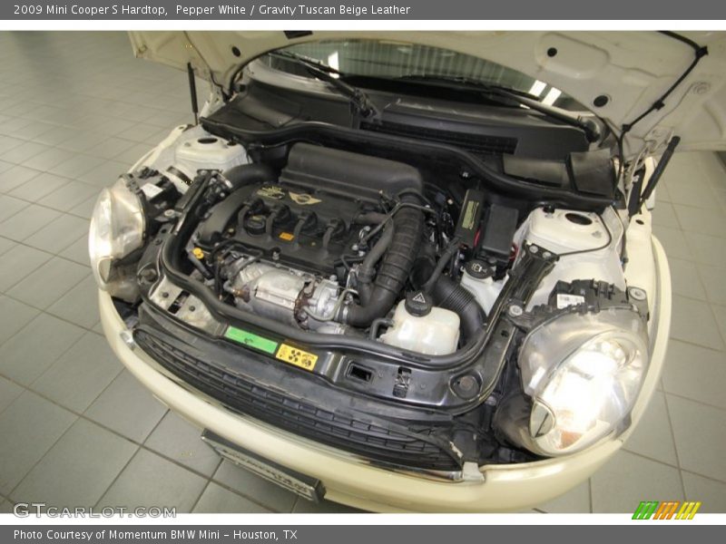 Pepper White / Gravity Tuscan Beige Leather 2009 Mini Cooper S Hardtop