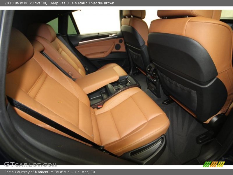 Deep Sea Blue Metallic / Saddle Brown 2010 BMW X6 xDrive50i
