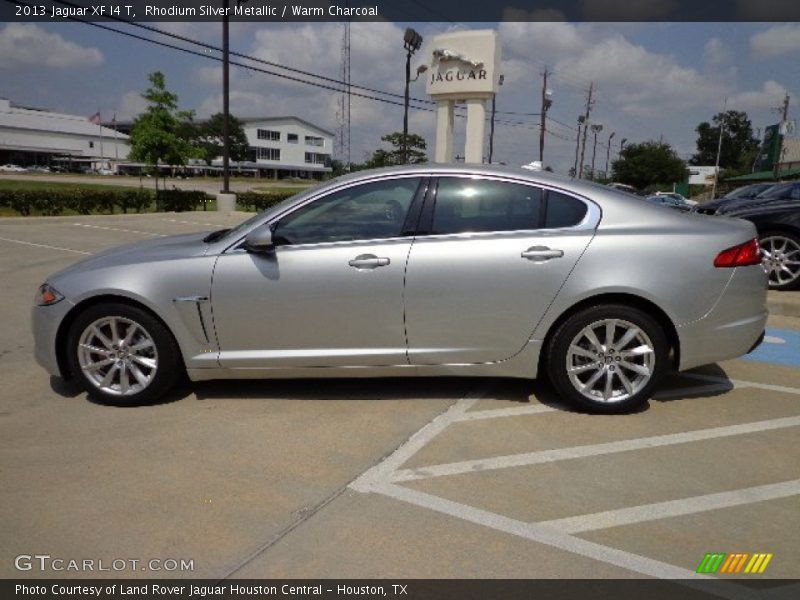 Rhodium Silver Metallic / Warm Charcoal 2013 Jaguar XF I4 T