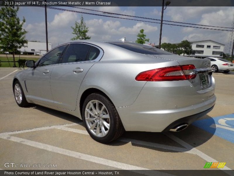 Rhodium Silver Metallic / Warm Charcoal 2013 Jaguar XF I4 T