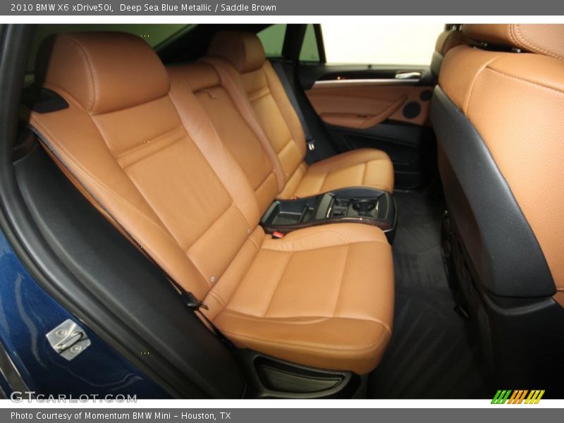 Deep Sea Blue Metallic / Saddle Brown 2010 BMW X6 xDrive50i