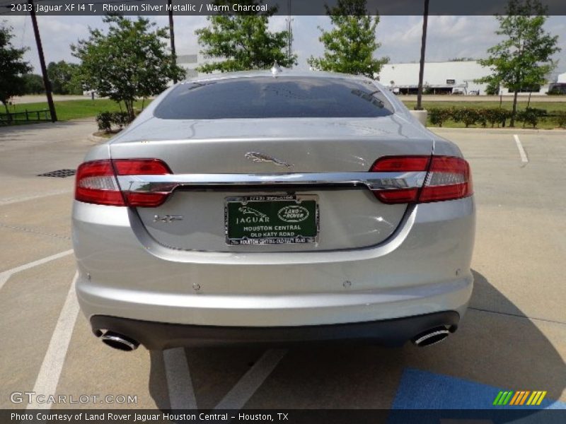 Rhodium Silver Metallic / Warm Charcoal 2013 Jaguar XF I4 T