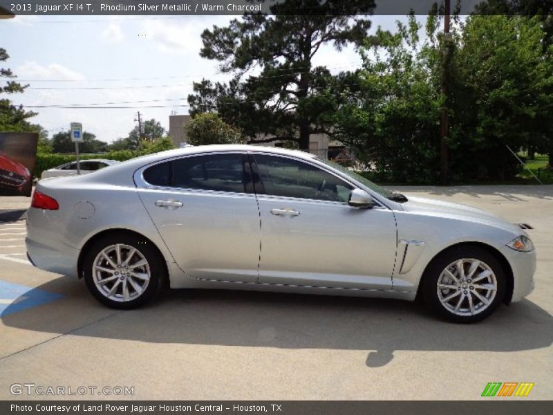 Rhodium Silver Metallic / Warm Charcoal 2013 Jaguar XF I4 T
