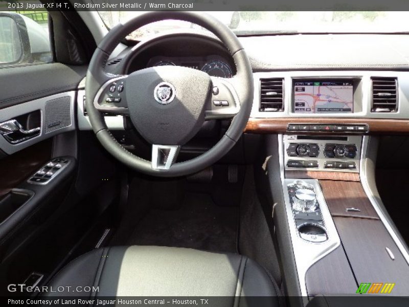 Rhodium Silver Metallic / Warm Charcoal 2013 Jaguar XF I4 T
