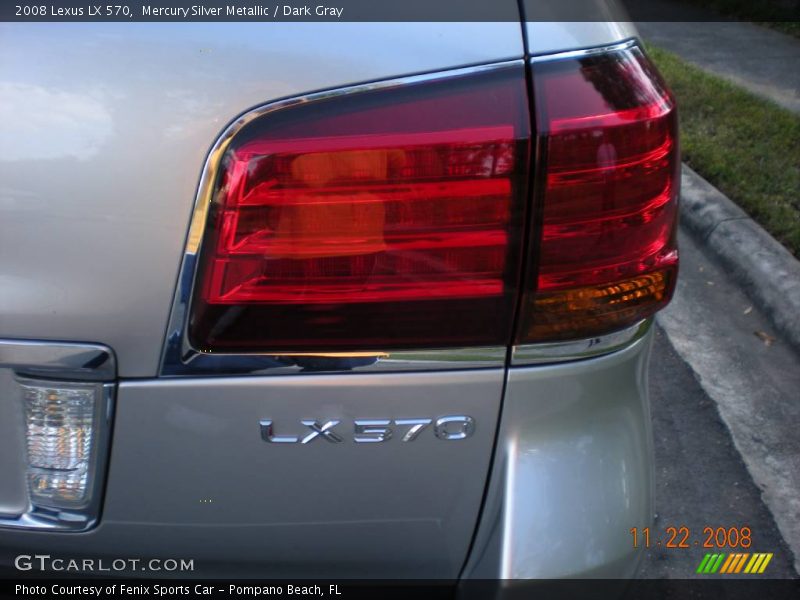 Mercury Silver Metallic / Dark Gray 2008 Lexus LX 570