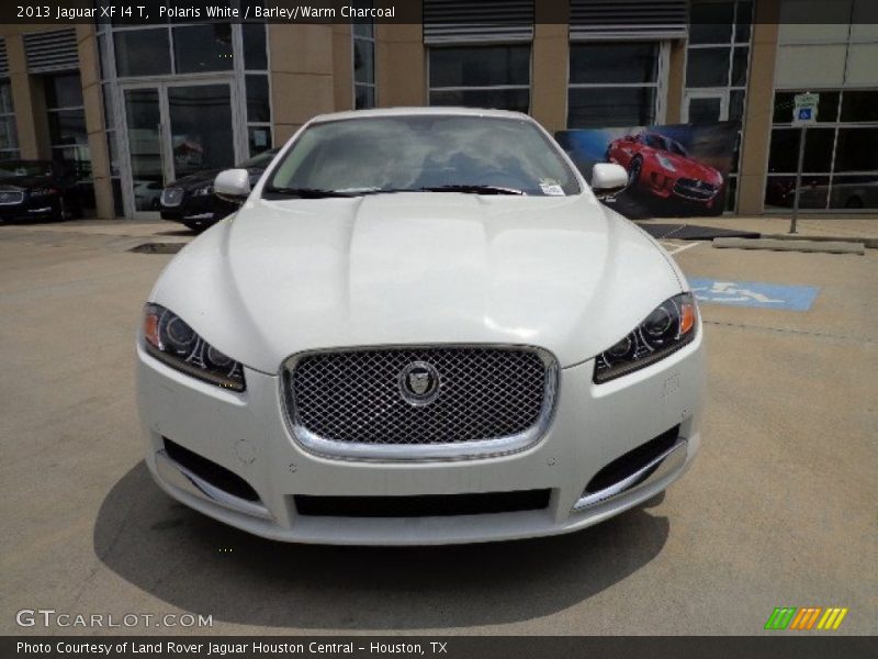Polaris White / Barley/Warm Charcoal 2013 Jaguar XF I4 T