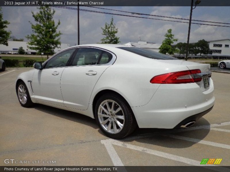 Polaris White / Barley/Warm Charcoal 2013 Jaguar XF I4 T