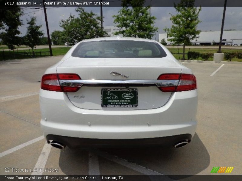 Polaris White / Barley/Warm Charcoal 2013 Jaguar XF I4 T