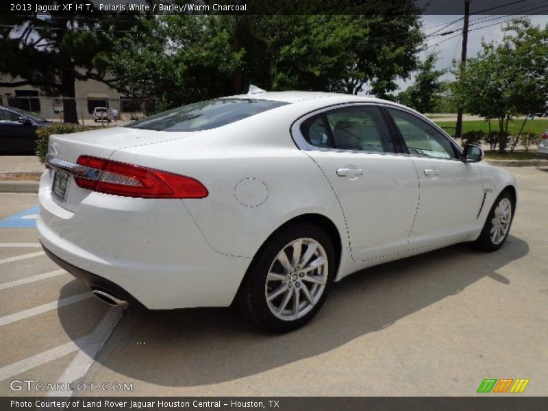 Polaris White / Barley/Warm Charcoal 2013 Jaguar XF I4 T