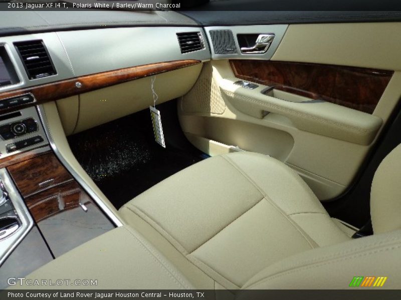 Polaris White / Barley/Warm Charcoal 2013 Jaguar XF I4 T