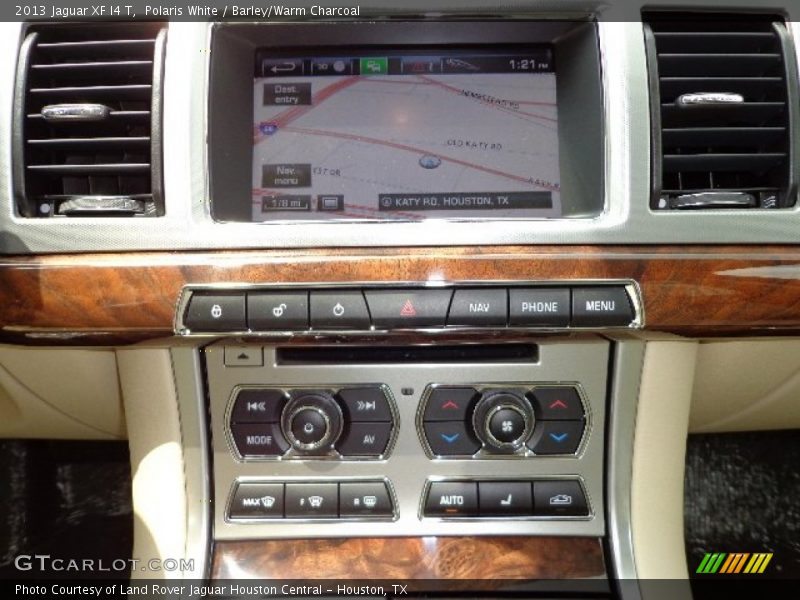 Polaris White / Barley/Warm Charcoal 2013 Jaguar XF I4 T