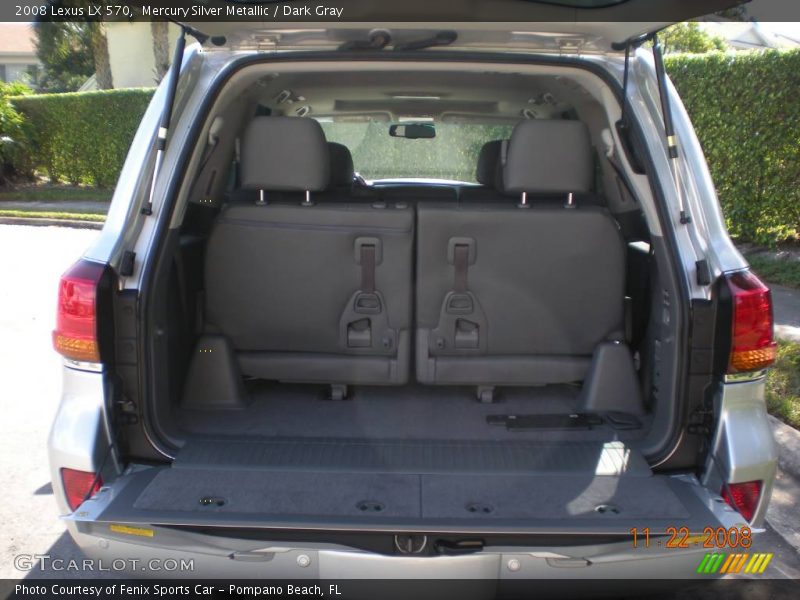 Mercury Silver Metallic / Dark Gray 2008 Lexus LX 570