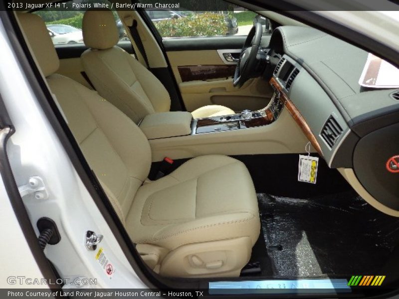 Polaris White / Barley/Warm Charcoal 2013 Jaguar XF I4 T