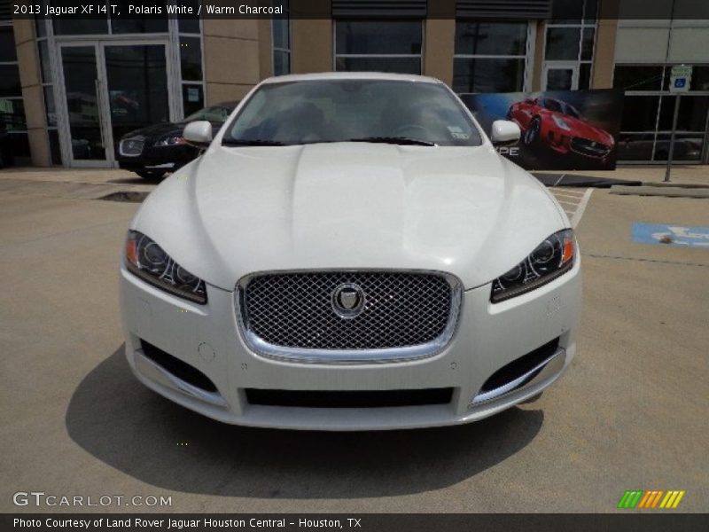 Polaris White / Warm Charcoal 2013 Jaguar XF I4 T