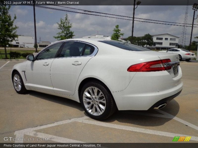 Polaris White / Warm Charcoal 2013 Jaguar XF I4 T