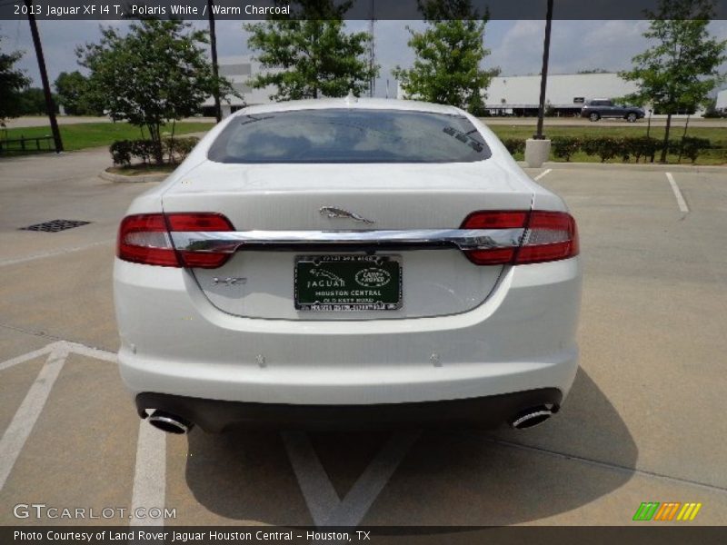 Polaris White / Warm Charcoal 2013 Jaguar XF I4 T