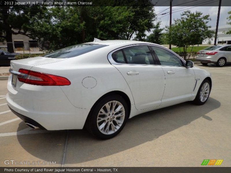 Polaris White / Warm Charcoal 2013 Jaguar XF I4 T