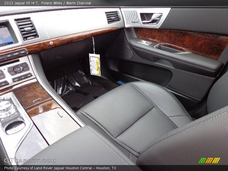 Polaris White / Warm Charcoal 2013 Jaguar XF I4 T
