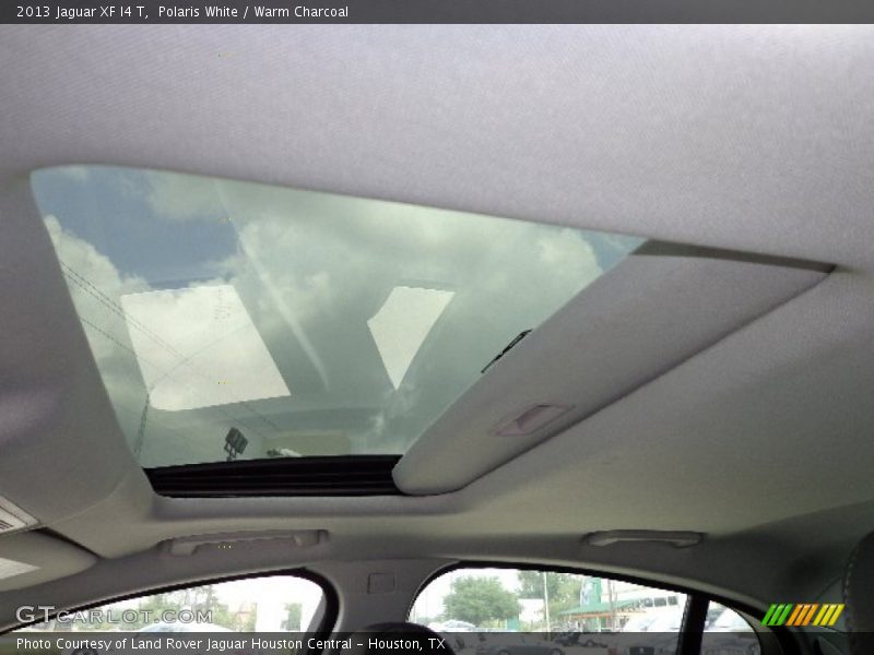 Polaris White / Warm Charcoal 2013 Jaguar XF I4 T