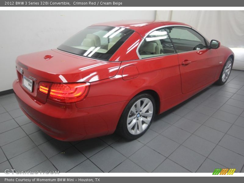 Crimson Red / Cream Beige 2012 BMW 3 Series 328i Convertible