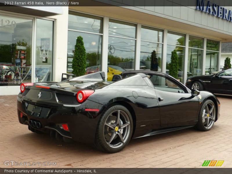 Nero (Black) / Nero 2012 Ferrari 458 Italia