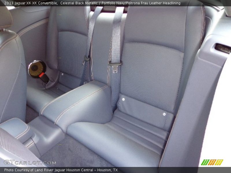 Celestial Black Metallic / Portfolio Navy/Poltrona Frau Leather Headlining 2013 Jaguar XK XK Convertible