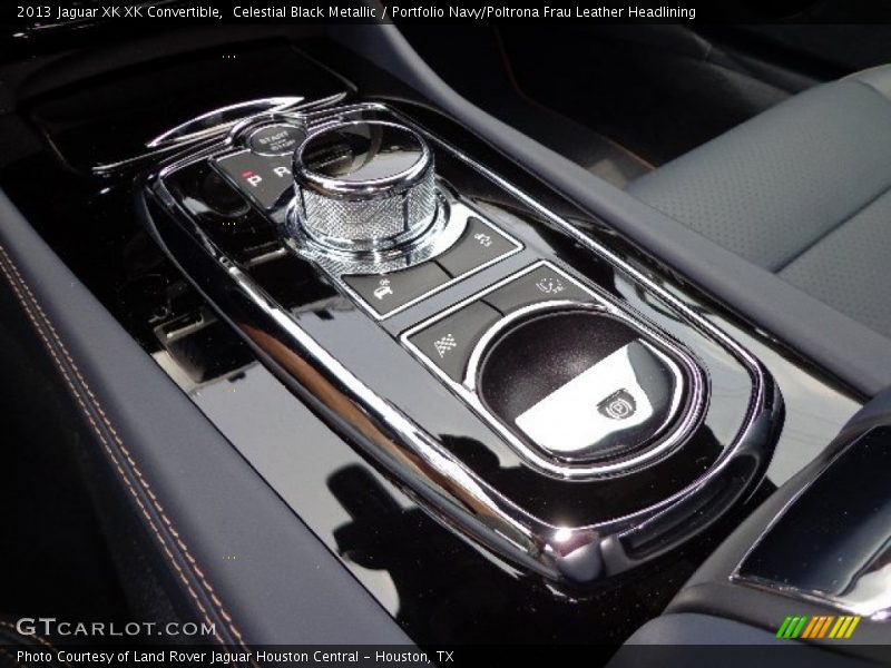 Celestial Black Metallic / Portfolio Navy/Poltrona Frau Leather Headlining 2013 Jaguar XK XK Convertible