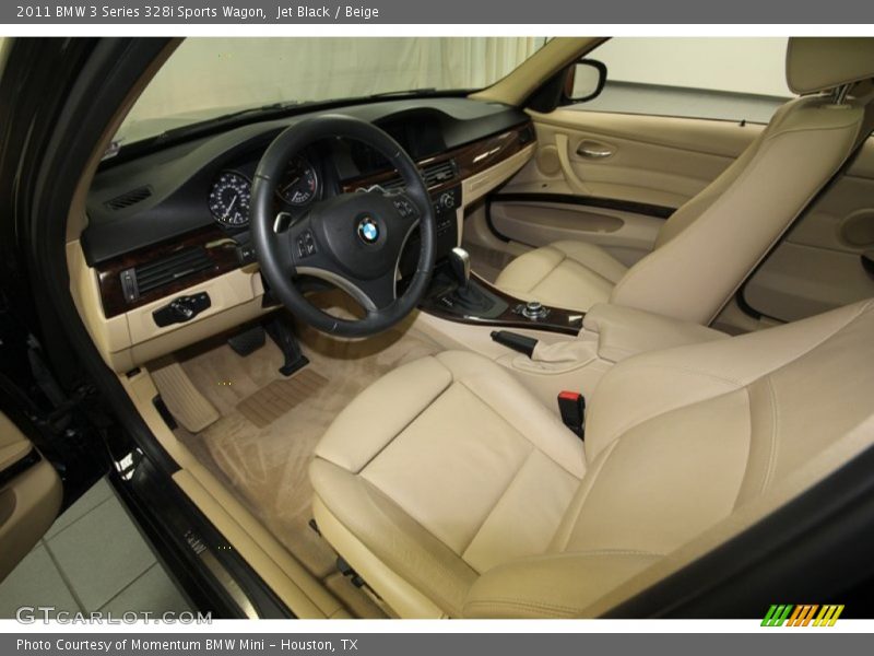 Jet Black / Beige 2011 BMW 3 Series 328i Sports Wagon