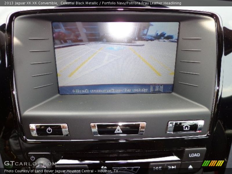 Celestial Black Metallic / Portfolio Navy/Poltrona Frau Leather Headlining 2013 Jaguar XK XK Convertible