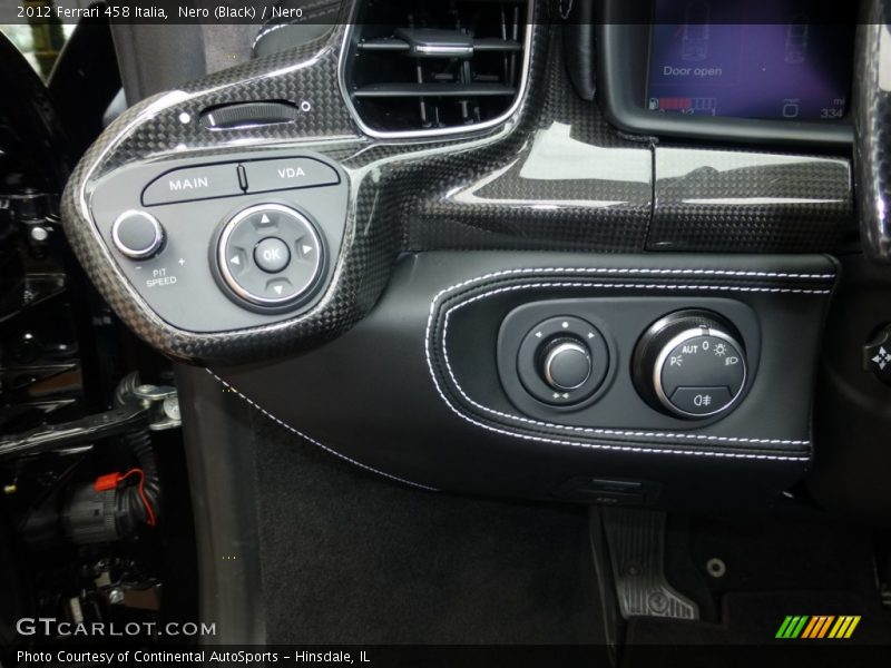 Controls of 2012 458 Italia