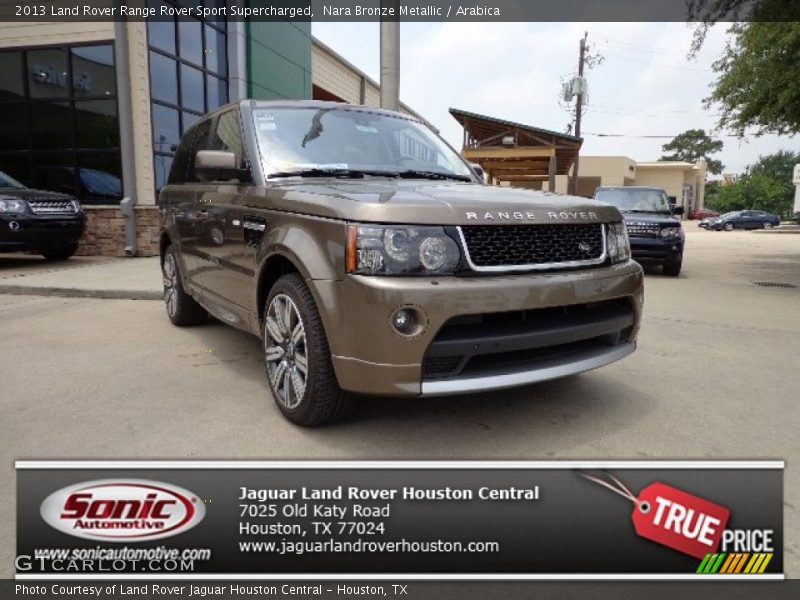 Nara Bronze Metallic / Arabica 2013 Land Rover Range Rover Sport Supercharged