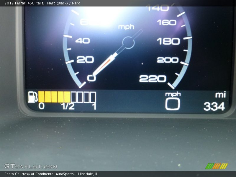 Nero (Black) / Nero 2012 Ferrari 458 Italia